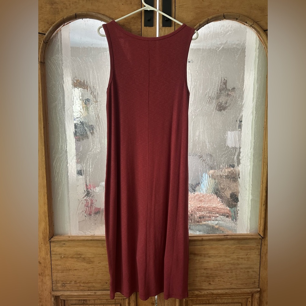 Universal Thread Sleeveless Red Midi Dress - Picture 3 of 3